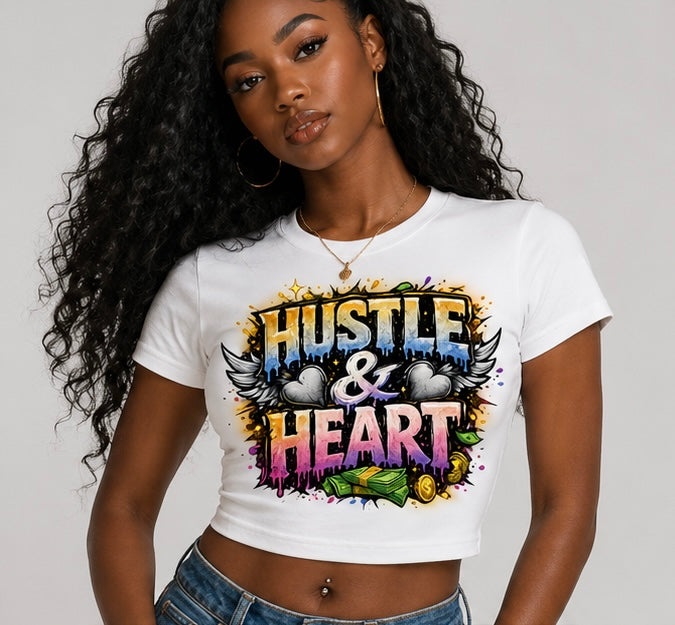 Hustle & Heart Women’s crop top