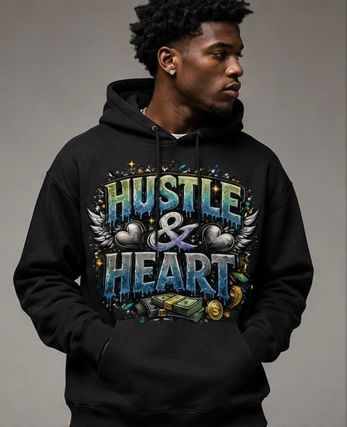 Hustle & Heart Unisex Hoodie