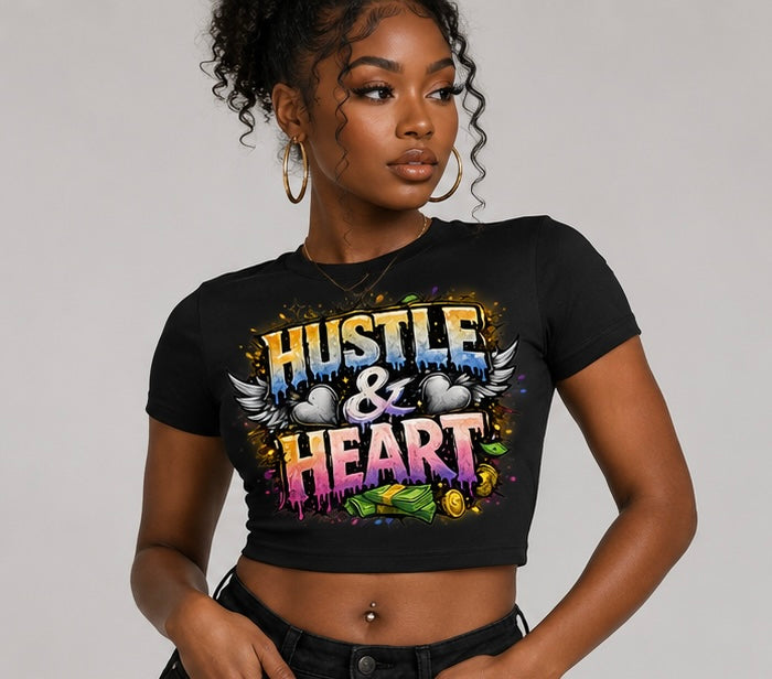 Hustle & Heart Women’s crop top