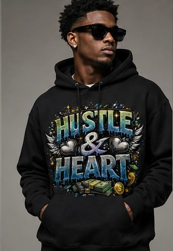 Hustle & Heart Unisex Hoodie