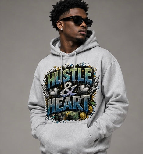 Hustle & Heart Unisex Hoodie